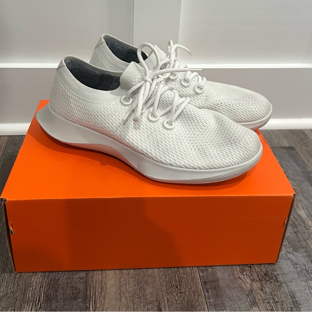Allbirds White Men's Tree Runner Size 12